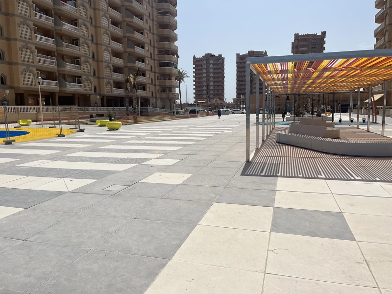 Baldosa Europa 100x100x10_Plaza Castillitos del mar_San Javier-La Manga