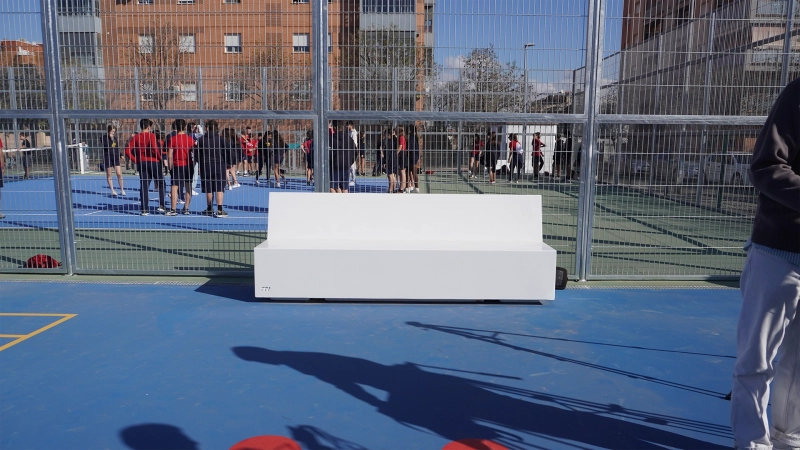 Banco Taray con respaldo_ Plaza de la Democracia_El Palmar_02