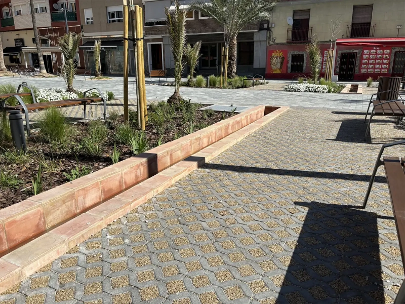 Baldosa Nature_Plaza Iglesia Santomera_Murcia